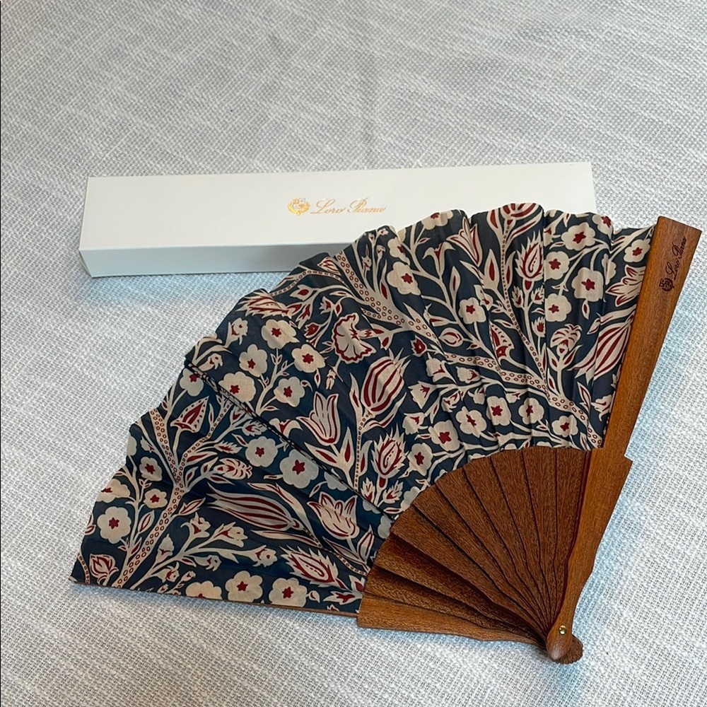 Loro Piana Floral Hand Fan